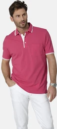 Poloshirt Poloshirt TESSAVEST , Herren, Gr. 58, pink, Obermaterial: 100% Baumwolle CO., casual, regular fit normal, ohne Ausschnitt, Kurzarm, Shirts, mit Brusttasche