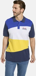 Poloshirt Poloshirt TOVIANO , Herren, Gr. 50, blau (blau gelb), casual, regular fit normal, ohne Ausschnitt, Kurzarm, Shirts, im maritimem Look
