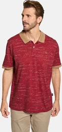 Poloshirt Poloshirt FARNELLO , Herren, Gr. 48, rot (dunkelrot), Obermaterial: 100% Baumwolle CO., casual, regular fit normal, ohne Ausschnitt, Kurzarm, Shirts