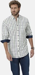 Babista Langarmhemd ROMANTELLA mit Button-Down-Kragen grn kariert