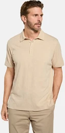 Poloshirt Poloshirt TOSCARELLA , Herren, Gr. 58, beige, casual, regular fit normal, ohne Ausschnitt, Kurzarm, Shirts, im modernen Look