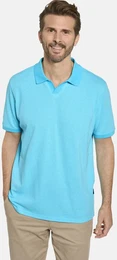 Poloshirt Poloshirt ELENZIO , Herren, Gr. 60, blau (trkis), Obermaterial: 50% Baumwolle CO. 50% Polyester PES., casual, regular fit normal, ohne Ausschnitt, Kurzarm, Shirts