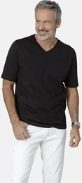 T-Shirt Doppelpack T-Shirt BELLATORRO , Herren, Gr. XL, schwarz, Obermaterial: 100% Baumwolle CO., casual, regular fit normal, V-Ausschnitt, Kurzarm, Shirts, im Doppelpack