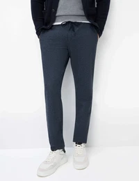 Chinohose Style PHIL , Herren, Gr. 36, Lnge 34, blau (dunkelblau), 68% Polyester, 26% Viskose, 6% Elasthan, Hosen