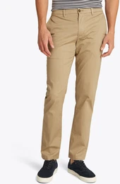 Chinohose DENTON PRINTED STRUCTURE CHINO , Herren, Gr. 38, Lnge 32, grn (batique khaki), Web, Obermaterial: 96% Baumwolle, 4% Elasthan, casual, slim fit lang, Hosen, mit Struktur