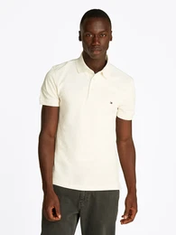 Poloshirt 1985 SLIM POLO , Herren, Gr. XL, wei (ivory petal), Piquu00e9, Obermaterial: 96% Baumwolle, 4% Elasthan, Basic, slim fit, Kurzarm eingesetzt Bndchen, Shirts, aus leicht strukturiertem Piqu-Material