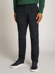 Tommy Hilfiger Chinohose DENTON 1 PLT POW CHECK Dunkelblau/Dunkelgrau/Grau/Blau