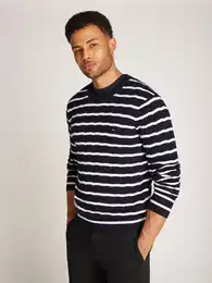 Strickpullover CLASSIC CABLE CREW NECK , Herren, Gr. XL, desert sky, ivory petal, Obermaterial: 100% Baumwolle, casual, Rundhals, Langarm Bndchen, Pullover