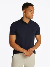 Poloshirt PERFORMANCE PIQUE REG POLO , Herren, Gr. XXL, blau (desert sky), Jersey, Obermaterial: 63% Baumwolle, 31% Polyester, 6% Elasthan, casual, regular fit hftlang, Kurzarm abgesteppt, Shirts, mit Streifenmuster