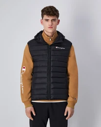 Steppweste Polyfilled Vest , Herren, Gr. XS, schwarz, Obermaterial: 100% Polyamid, Westen