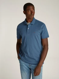 Poloshirt LIQUID COTTON REG SEASONAL POLO , Herren, Gr. XL, blau (aegean sea), Jersey, Obermaterial: 100% Baumwolle, unifarben, casual, normal hftlang, Kurzarm Rippbndchen, Shirts, mit Logostickerei