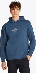 Tommy Hilfiger Hoodie mit Logodruck blau