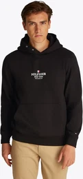 Hoodie , Herren, Gr. XL, schwarz, Sweatware, Obermaterial: 60% Baumwolle, 40% Polyester, casual, bequem hftlang, Langarm Rippbndchen, Sweatshirts, mit Logodruck