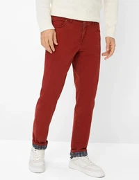 5-Pocket-Hose Style COOPER TT , Herren, Gr. 38, Lnge 34, rot (dunkelrot), 97% Baumwolle, 3% Elasthan, Hosen