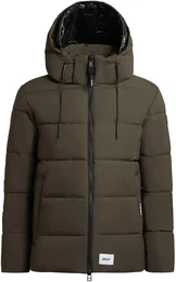 Winterjacke Loga2-YM , Herren, Gr. L (52), grn, Material: 100% Polyester, Futter: 100% Polyester, Wattierung: 100% Polyester, casual, gerade hftbedeckend, Langarm rmel ohne rmelschlitz normaler Saum, Jacken, Steppjacke mit abnehmbarer Kapu