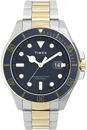 Quarzuhr HARBORSIDE COAST , silber (silberfarben, gelbgoldfarben), Armbanduhren, Herren, Armbanduhr, Herrenuhr, Datum, Leuchtzeiger, Mineralglas, analog