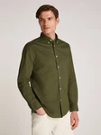 TOMMY HILFIGER Hemd FLEX grn/army grn