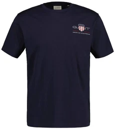 T-Shirt T-Shirt Regular Archive Shield EMB 1er Pack , Herren, Gr. L, blau, Obermaterial: 100% Baumwolle CO., Kurzarm, Shirts