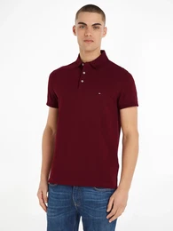 Poloshirt 1985 SLIM POLO , Herren, Gr. XXXL, rot (deep rouge), Piquu00e9, Obermaterial: 96% Baumwolle, 4% Elasthan, Basic, slim fit, Kurzarm eingesetzt Bndchen, Shirts, aus leicht strukturiertem Piqu-Material