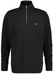 Sweatshirt Sweatshirt Regular Shield Half Zip Sweat , Herren, Gr. M, schwarz, Obermaterial: 87% Baumwolle CO. 13% Polyester PES., Sweatshirts