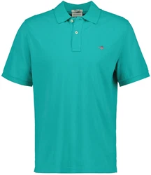 GANT Herren Poloshirt Regular Shield Trkis (Lagoon Blue)/trkis (lagoon blau)