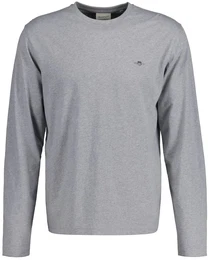 Longsleeve Longsleeve REGULAR SHIELD LONG SLEEVE 1er Pack , Herren, Gr. XXL, grau, Obermaterial: 100% Baumwolle CO., Langarm, Shirts