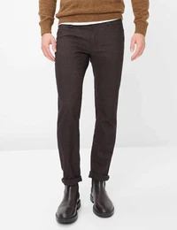 5-Pocket-Hose Style CHUCK , Herren, Gr. 42, Lnge 30, braun (nougat), 67% Baumwolle, 30% Polyester, 3% Elasthan, Hosen