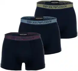Boxershorts Boxershort CORE LOGOBAND 3er Pack , Herren, Gr. M, blau (marine), Obermaterial: 95% Baumwolle CO. 5% Elasthan EL., Unterhosen
