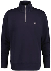GANT Herren Sweatshirt Regular Shield Half Zip Sweat blau