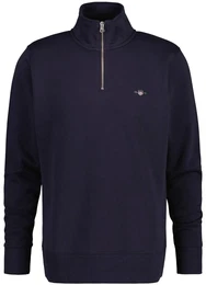 Sweatshirt Sweatshirt Regular Shield Half Zip Sweat , Herren, Gr. M, blau, Obermaterial: 87% Baumwolle CO. 13% Polyester PES., Sweatshirts