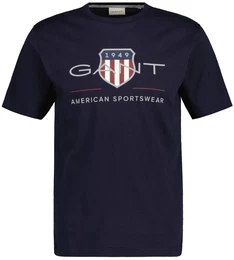 T-Shirt T-Shirt REG ARCHIVE SHIELD 1er Pack , Herren, Gr. L, blau, Obermaterial: 100% Baumwolle CO., Kurzarm, Shirts