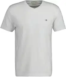 T-Shirt T-Shirt SLIM SHIELD V-NECK T-SHIRT 1er Pack , Herren, Gr. L, wei, Obermaterial: 100% Baumwolle CO., Kurzarm, Shirts