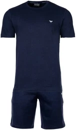 Pyjama Pyjama , Herren, Gr. M, blau (marine), Obermaterial: 100% Baumwolle CO., Homewear-Sets