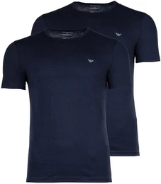 T-Shirt T-Shirt ENDURANCE 2er Pack , Herren, Gr. M, blau (marine), Obermaterial: 95% Baumwolle CO. 5% Elasthan EL., Kurzarm, Shirts