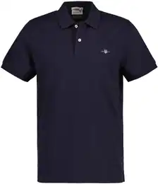 Poloshirt Poloshirt Regular Shield Pique Polo 1er Pack , Herren, Gr. S, blau, Obermaterial: 100% Baumwolle CO., Kurzarm, Shirts