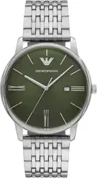 Quarzuhr , edelstahlfarben, Armbanduhren, Herren, Armbanduhr, Herrenuhr, Edelstahlarmband, analog, Tag