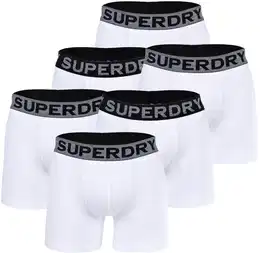 Boxershorts Boxershort BOXER TRIPLE PACK 6er Pack , Herren, Gr. XL, wei, Obermaterial: 95% Baumwolle CO(Bio). 5% Elasthan EL., Unterhosen