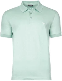 Poloshirt Poloshirt , Herren, Gr. M, grn (hellgrn), Obermaterial: 96% Baumwolle CO. 4% Elasthan EL., Kurzarm, Shirts
