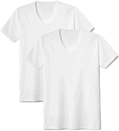 T-Shirt T-Shirt MEN T-Shirt 2PACK Natural Benefit 2er Pack , Herren, Gr. XL, wei, Obermaterial: 94% Baumwolle CO. 6% Elasthan EL., Kurzarm, Shirts
