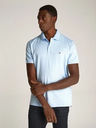 Poloshirt LIQUID COTTON REG SEASONAL POLO , Herren, Gr. M, blau (sweet blau), Jersey, Obermaterial: 100% Baumwolle, unifarben, casual, normal hftlang, Kurzarm Rippbndchen, Shirts, mit Logostickerei