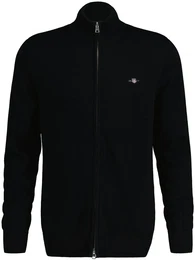 Sweatshirt Strickjacke CASUAL COTTON ZIP CARDIGAN , Herren, Gr. 5XL, schwarz, Obermaterial: 100% Baumwolle CO., Sweatshirts