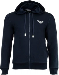 Sweater Sweatjacke Iconic Terry , Herren, Gr. L, blau, Obermaterial: 60% Baumwolle CO. 40% Polyester PES., Sweatshirts