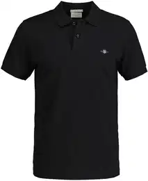 Poloshirt Poloshirt Slim Shield Pique Polo 1er Pack , Herren, Gr. M, schwarz, Obermaterial: 100% Baumwolle CO., Kurzarm, Shirts