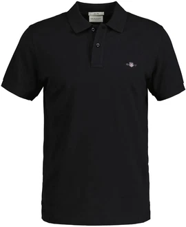 Gant Poloshirt REGULAR SHIELD Schwarz/Braun/Dunkelblau