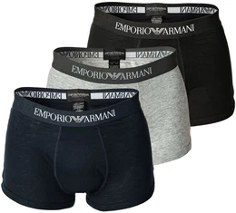 Boxershorts Boxershort 3er Pack , Herren, Gr. S, marine, grau, schwarz, Obermaterial: 100% Baumwolle CO., Unterhosen