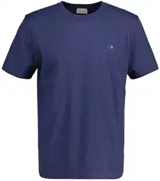 T-Shirt T-Shirt Reg Shield 1er Pack , Herren, Gr. XXXL, blau (jeansblau), Obermaterial: 100% Baumwolle CO., Kurzarm, Shirts