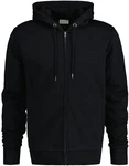 GANT Herren Sweatjacke mit Kapuze REGULAR TONAL SHIELD FULL ZIP HOODIE schwarz