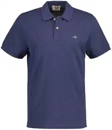 Poloshirt Poloshirt Regular Shield Pique Polo 1er Pack , Herren, Gr. XXL, blau (jeansblau), Obermaterial: 100% Baumwolle CO., Kurzarm, Shirts