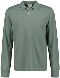 Poloshirt Poloshirt Regular Shield Longsleeve Pique Rugger 1er Pack , Herren, Gr. L, grn (dry grn), Obermaterial: 100% Baumwolle CO., Langarm, Shirts