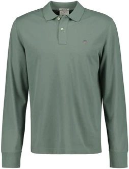 GANT Herren Poloshirt Regular Shield Longsleeve Pique Rugger